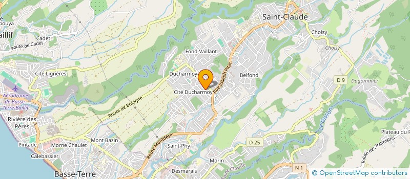 localisation de l'entreprise ASSOCIATION HARAGUIE à SAINT-CLAUDE