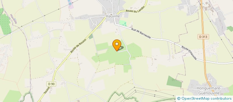 localisation de l'entreprise ASSOCIATION HARMONIA  HAUVILLE