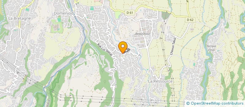 localisation de l'entreprise ASSOCIATION HARMONIC-GYMNIC  SAINTE-MARIE