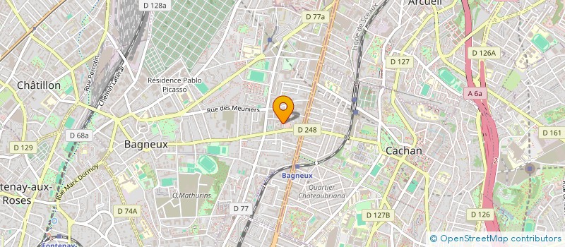 localisation de l'entreprise ASSOCIATION HARMONIE ESPRIT-CORPS à BAGNEUX