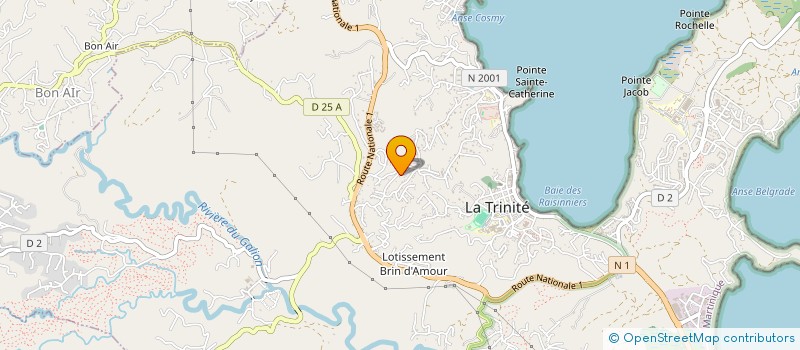 localisation de l'entreprise ASSOCIATION HARMONIES  LA TRINITE