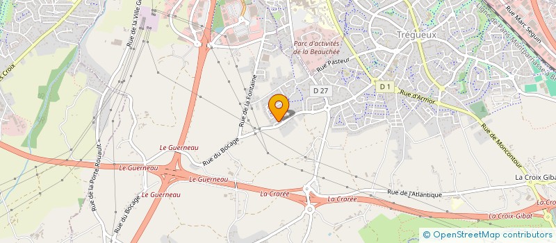 localisation de l'entreprise ASSOCIATION HAUT EN RIRE à TREGUEUX