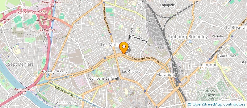 localisation de l'entreprise ASSOCIATION HAUT LES BASSES à TOULOUSE