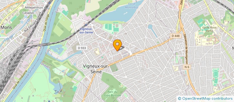 localisation de l'entreprise ASSOCIATION HAUT SECOURS à VIGNEUX-SUR-SEINE