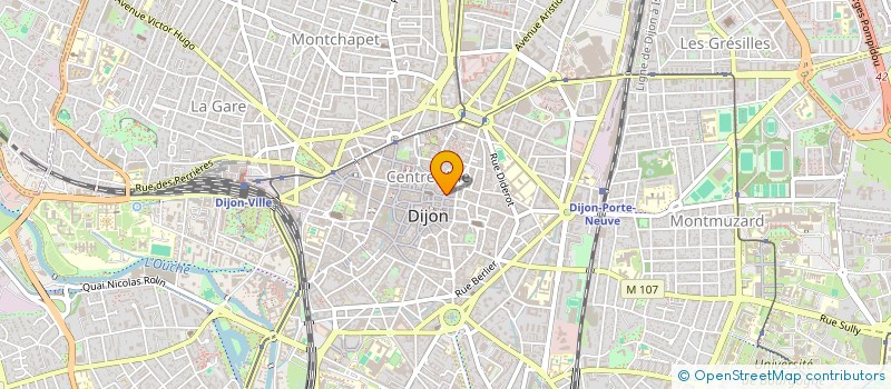 localisation de l'entreprise ASSOCIATION HAUTE VALEUR CREATIVE  DIJON