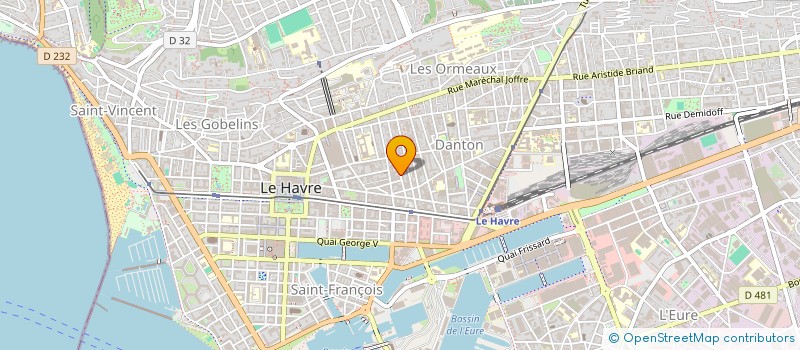 localisation de l'entreprise ASSOCIATION HAVRAISE POUR LA PROMOTION DE L'IMAGERIE MEDICALE (AHPIM) à LE HAVRE