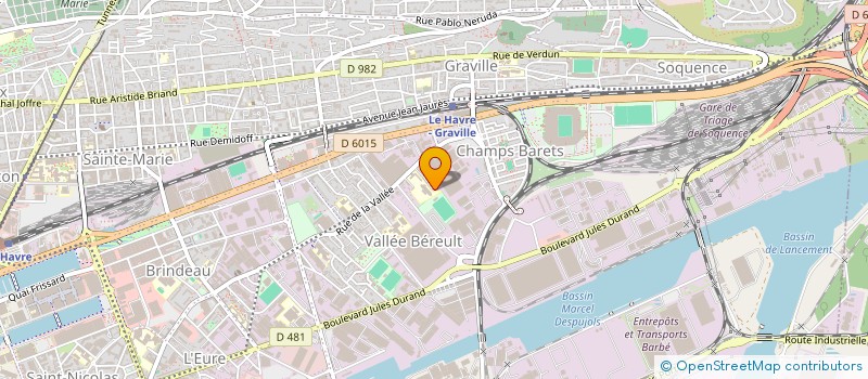 localisation de l'entreprise ASSOCIATION HAVRAISE POUR LE DEVELOPPEMENT ET LA SOLIDARITE  LE HAVRE