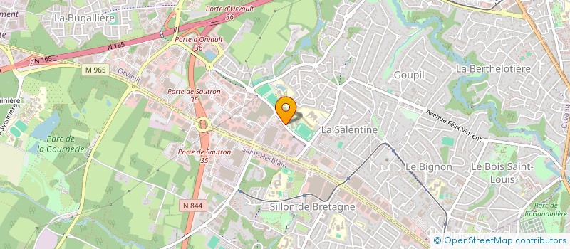 localisation de l'entreprise ASSOCIATION HBO à ORVAULT