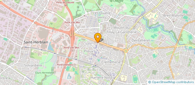 localisation de l'entreprise ASSOCIATION HEALTH HUB NANTES ST HERBLAIN à SAINT-HERBLAIN