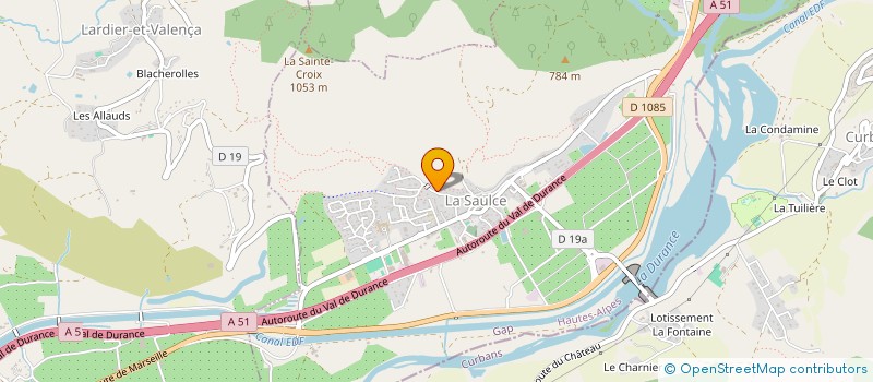 localisation de l'entreprise ASSOCIATION HEAVEN'S SOUND  LA SAULCE