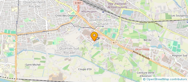 localisation de l'entreprise ASSOCIATION HEBERGEMENT ACCUEIL REINSERTION PROVENCE à AVIGNON