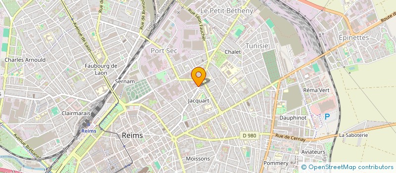 localisation de l'entreprise ASSOCIATION HELIOS CREW  REIMS