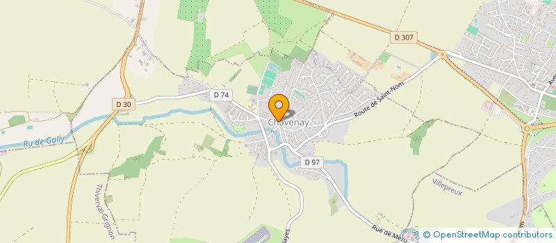 localisation de l'entreprise ASSOCIATION HELORA  CHAVENAY