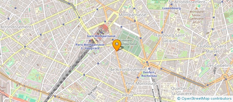 localisation de l'entreprise ASSOCIATION HENRI GUEDON  PARIS