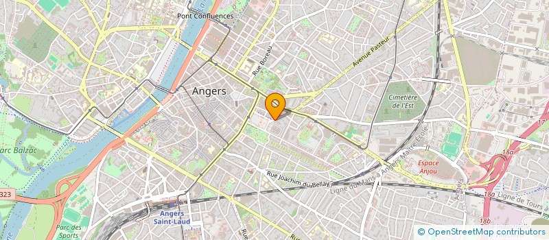 localisation de l'entreprise ASSOCIATION HENRI MAZERAT à ANGERS