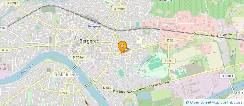 localisation de l'entreprise ASSOCIATION HERA BERGERAC à BERGERAC