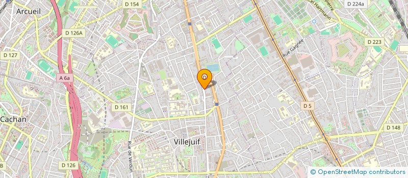 localisation de l'entreprise ASSOCIATION HERCUB à VILLEJUIF
