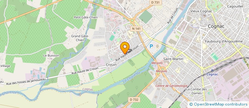 localisation de l'entreprise ASSOCIATION HEREMAKONO à COGNAC