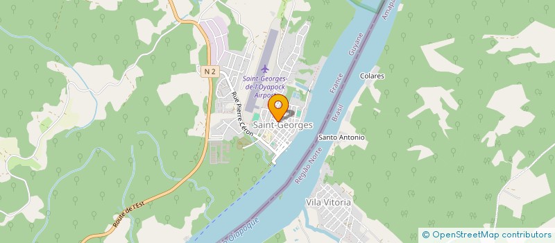 localisation de l'entreprise ASSOCIATION HERITAGE DES SAVEURS OYAPOCKOISES à SAINT-GEORGES