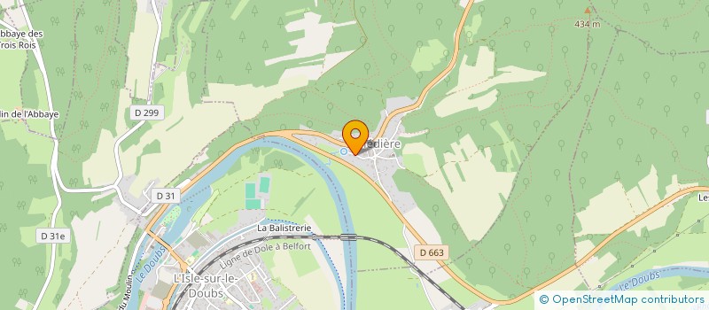 localisation de l'entreprise ASSOCIATION HIBOUX ET LE CHIEN BLANC  HYEMONDANS