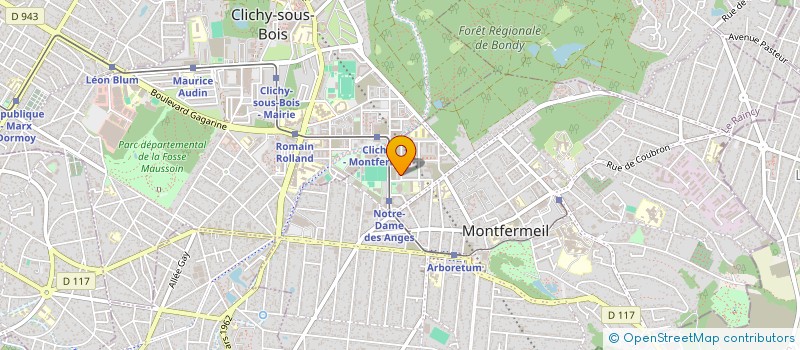 localisation de l'entreprise ASSOCIATION HIER POUR DEMAIN à MONTFERMEIL