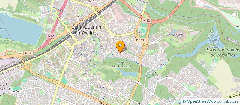 localisation de l'entreprise ASSOCIATION HIP HOP DES SAULES - POWERSTATION  GUYANCOURT