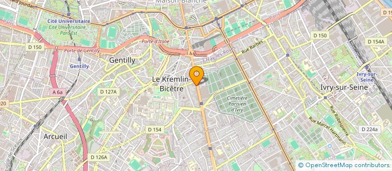 localisation de l'entreprise ASSOCIATION HIP HOP RESISTANCE à LE KREMLIN-BICETRE