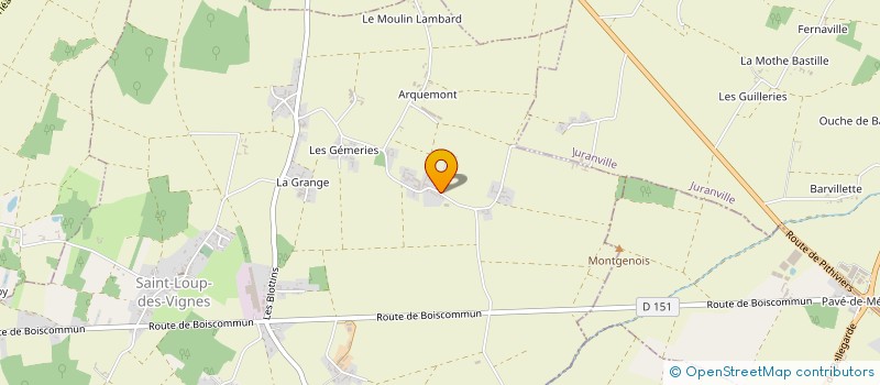 localisation de l'entreprise ASSOCIATION HIRONDELLE à SAINT-LOUP-DES-VIGNES