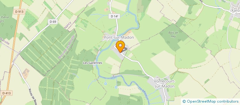 localisation de l'entreprise ASSOCIATION HIRRUS  PONT-SUR-MADON