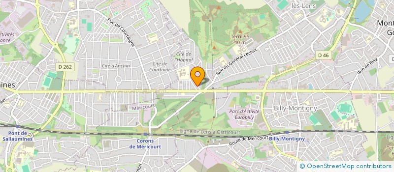 localisation de l'entreprise ASSOCIATION HISPANORAMA  FOUQUIERES-LES-LENS