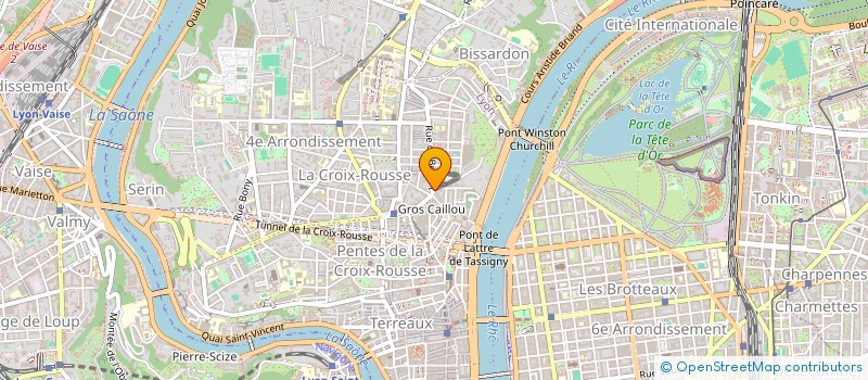 localisation de l'entreprise ASSOCIATION HISTOIRE D ENTREPRENDRE à LYON
