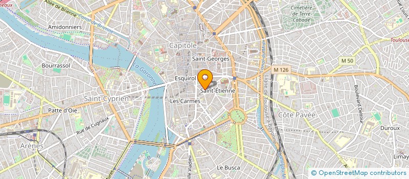 localisation de l'entreprise ASSOCIATION  HISTOIRE DE FIL  TOULOUSE