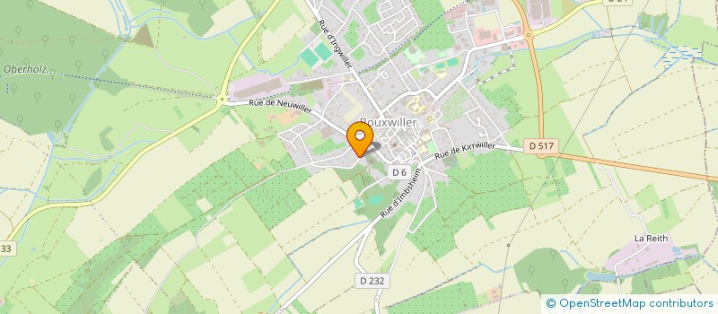 localisation de l'entreprise ASSOCIATION HISTOIRE EN ROUTE  BOUXWILLER