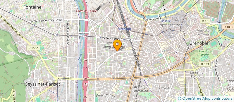 localisation de l'entreprise ASSOCIATION HISTOIRES ET TOILES à GRENOBLE