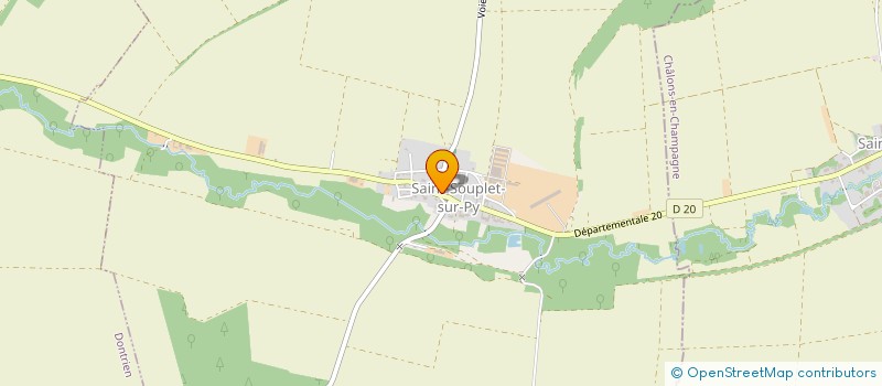 localisation de l'entreprise ASSOCIATION HISTORIQUE DE LA VALLEE DE LA PY  SAINT-SOUPLET-SUR-PY