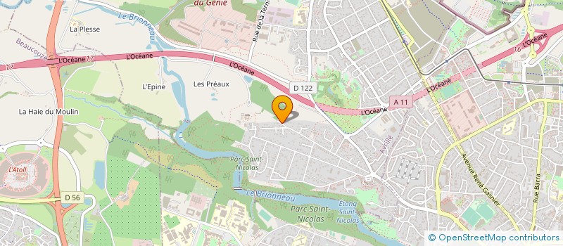 localisation de l'entreprise ASSOCIATION HISTORIQUE POUR LA RESTAURATION DE L ABBAYE DE LA HAYE AUX BONSHOMMES  AVRILLE