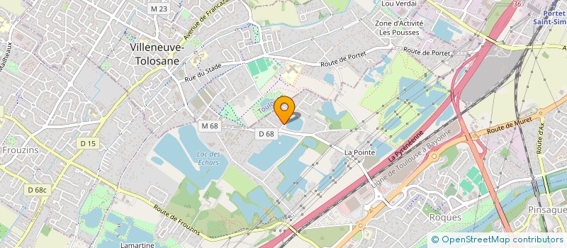 localisation de l'entreprise ASSOCIATION HO'OPONO 31  ROQUES