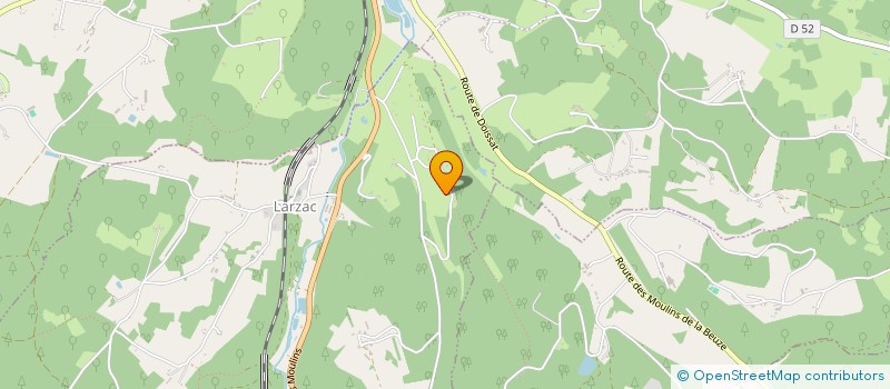 localisation de l'entreprise ASSOCIATION HO SHO JI  LARZAC