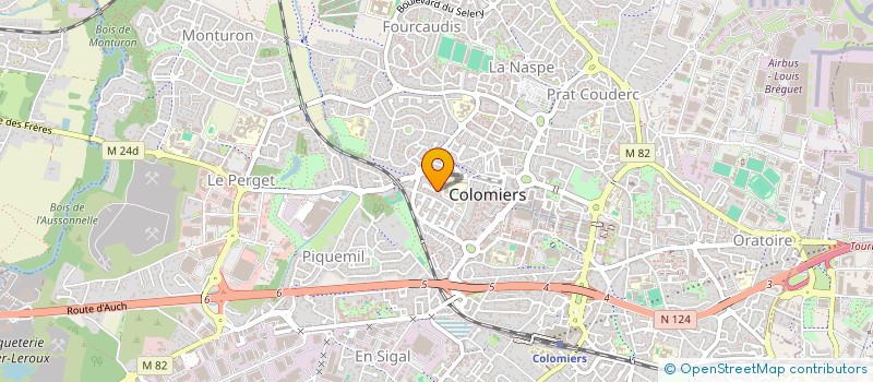 localisation de l'entreprise ASSOCIATION HOLISTIQUE EVEIL à COLOMIERS