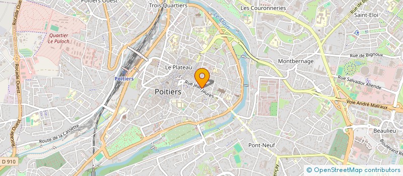 localisation de l'entreprise ASSOCIATION HOMINIDAE à POITIERS