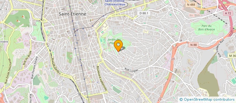 localisation de l'entreprise ASSOCIATION HOMMAGE AUX MAMANS - HAYAT OUMMI à SAINT-ETIENNE