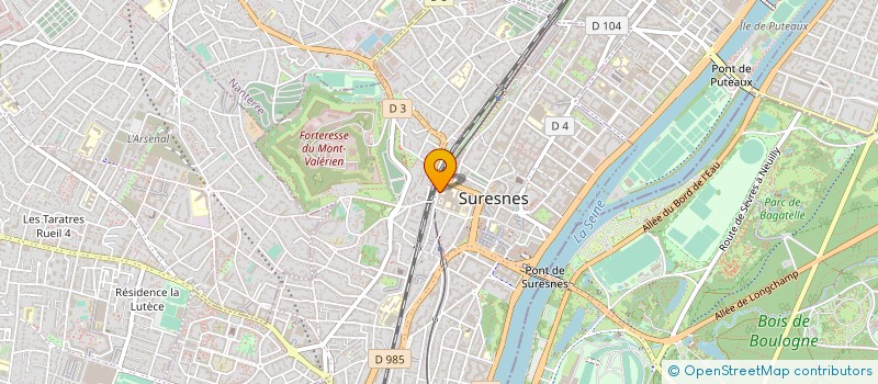 localisation de l'entreprise ASSOCIATION HOPITAL FOCH à SURESNES
