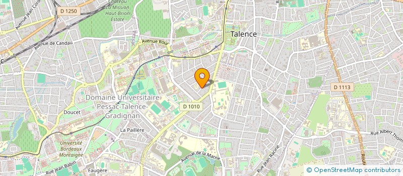 localisation de l'entreprise ASSOCIATION   HORIZON 33  TALENCE