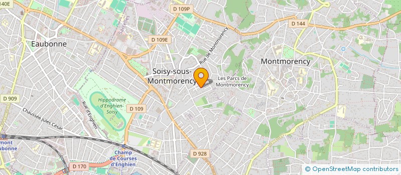 localisation de l'entreprise ASSOCIATION HORIZON CREOLE  SOISY-SOUS-MONTMORENCY