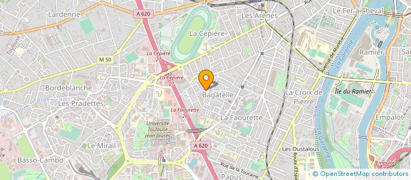localisation de l'entreprise ASSOCIATION HORIZONS NOUVEAUX  TOULOUSE