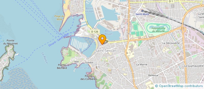 localisation de l'entreprise ASSOCIATION HORLOGERE BRETONNE  SAINT-MALO