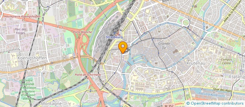 localisation de l'entreprise ASSOCIATION HORS CHAMP à STRASBOURG