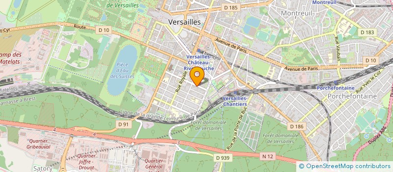 localisation de l'entreprise ASSOCIATION HORS LIMITES à VERSAILLES