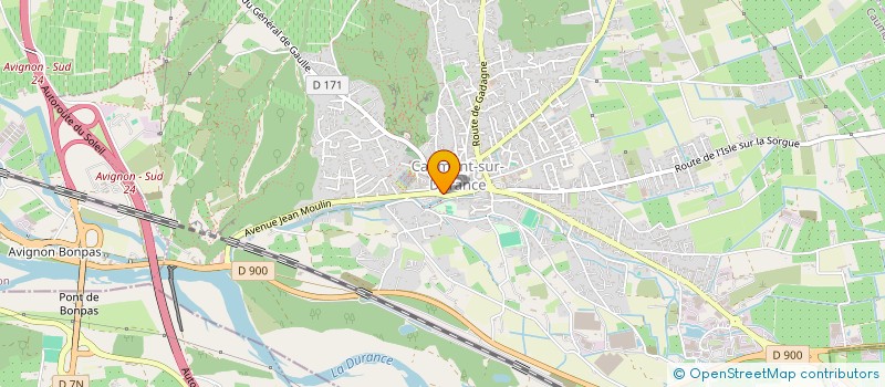 localisation de l'entreprise ASSOCIATION HORTUS BOTANICUS à CAUMONT-SUR-DURANCE