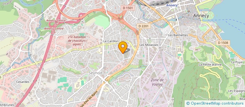 localisation de l'entreprise ASSOCIATION HOSPITALIERE ANNECIENNE DES PERSONNES AGEES à ANNECY